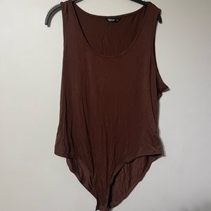 Brown bodysuit